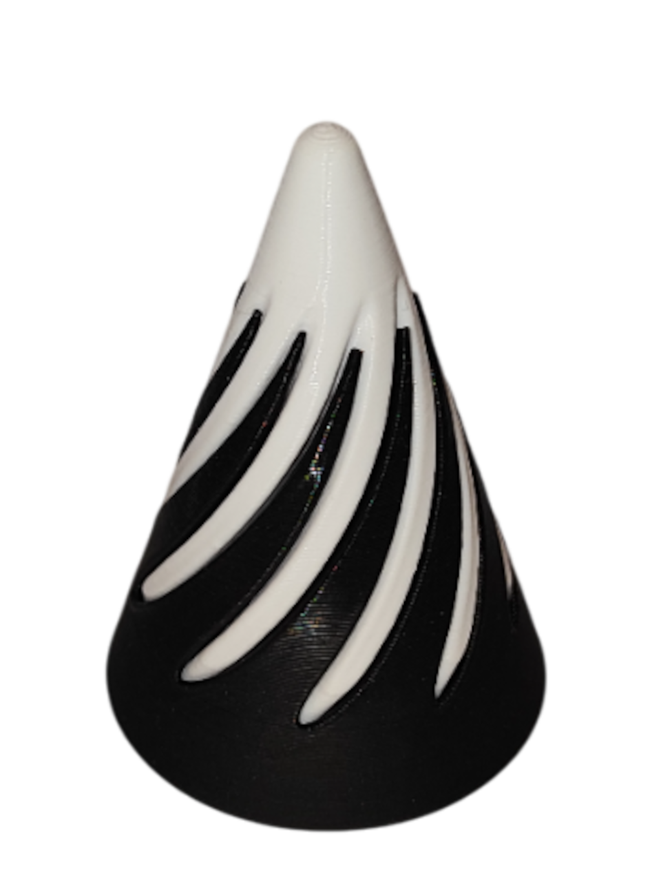 spiralka biało-czarna